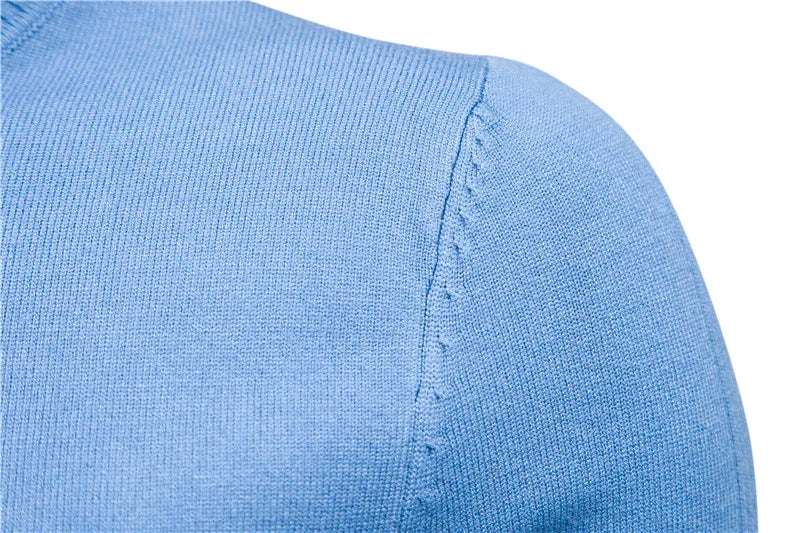 Men’s Classic Turtleneck Sweater – Slim Fit, Solid Color, Warm Winter Pullover