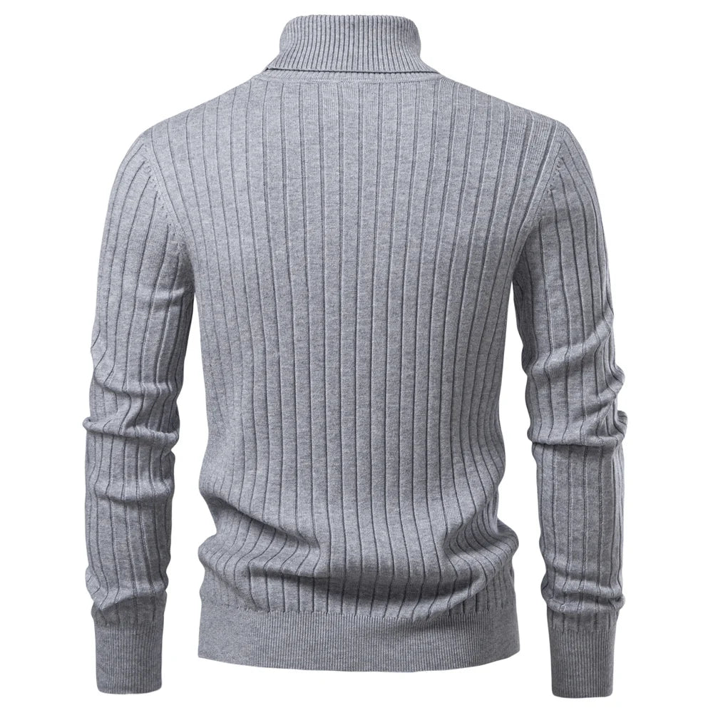 Men's Turtleneck Sweater High Quality Sweater