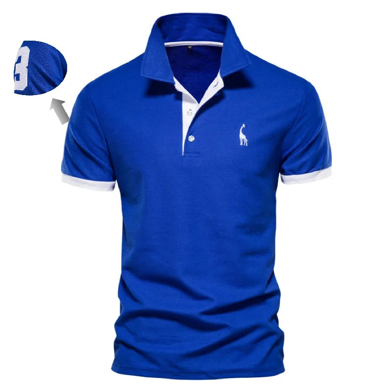 Embroidery Cotton Polo Shirts New Summer Fashion