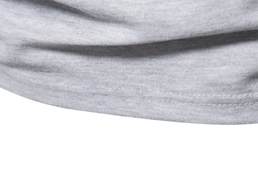 New Men's Embroidery Polo Long Sleeve Social