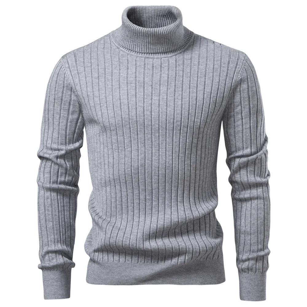 Men's Turtleneck Sweater High Quality Sweater