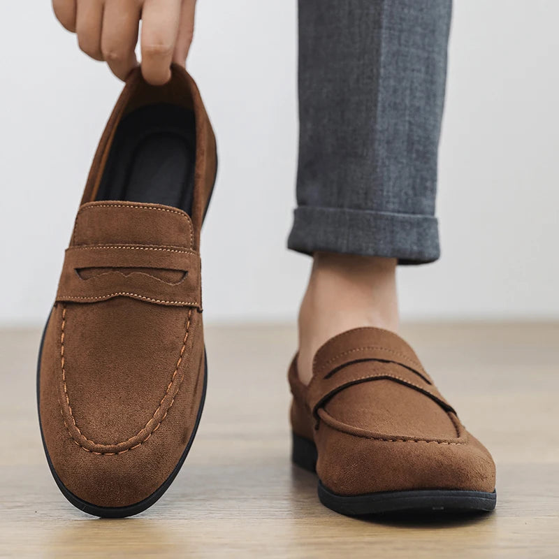 Classics Suede Slip-On Loafers Preppy
