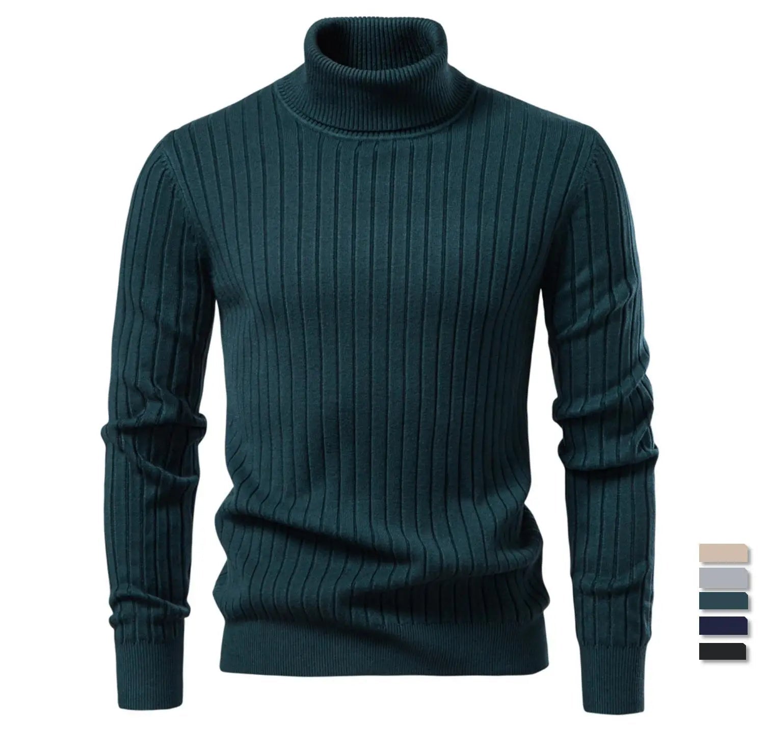 Men's Turtleneck Sweater High Quality Sweater