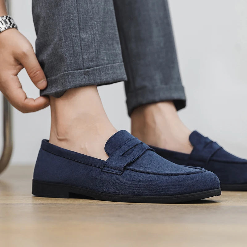 Classics Suede Slip-On Loafers Preppy