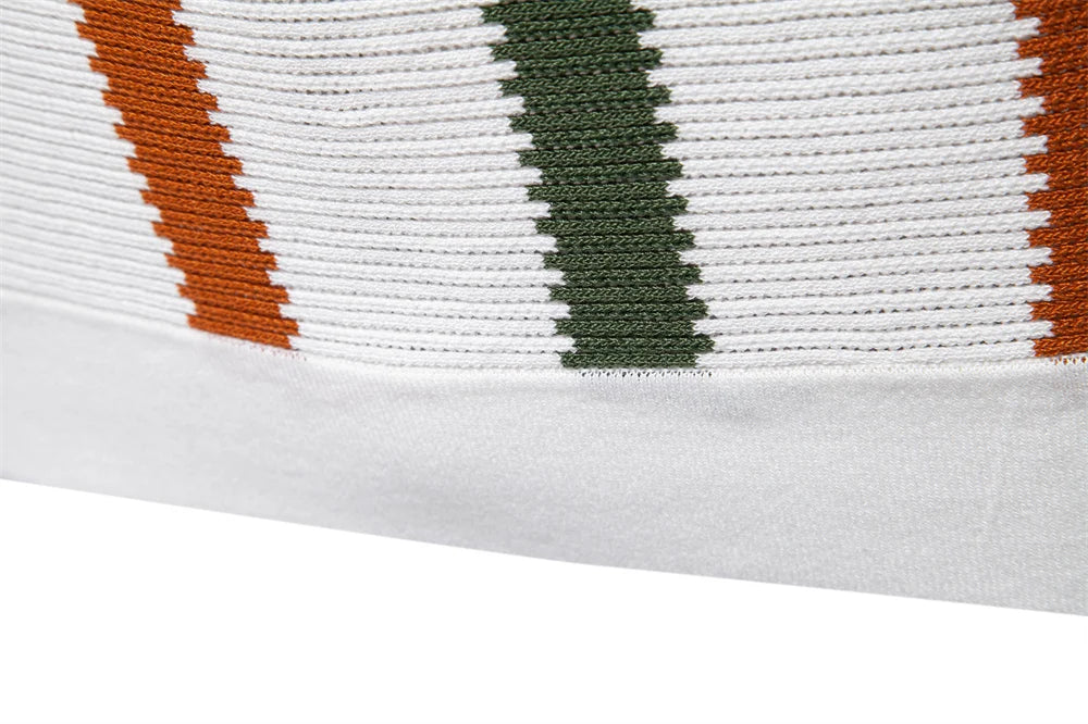 Men's Ribbed Knit Polo High quality Male Polo Shirt