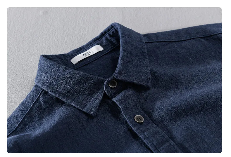 100% Linen Dress Shirt – Casual Luxury for the Modern Gentleman