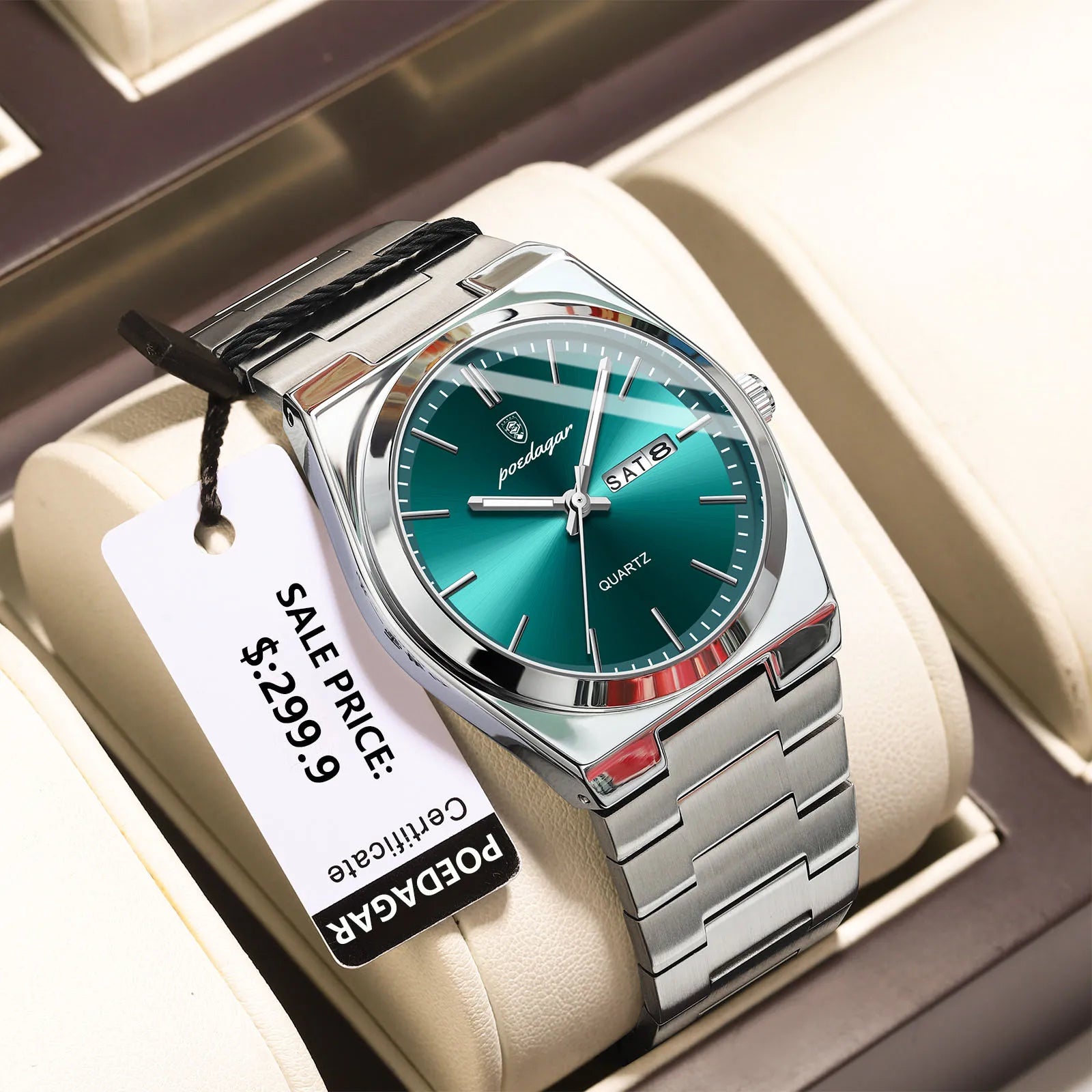 Luxury Quartz Man Wristwatch Sport Men Watches Waterproof Reloj+box
