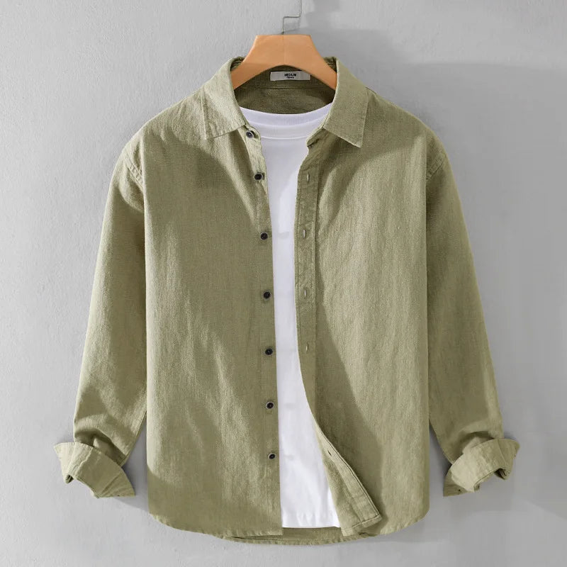 100% Linen Dress Shirt – Casual Luxury for the Modern Gentleman