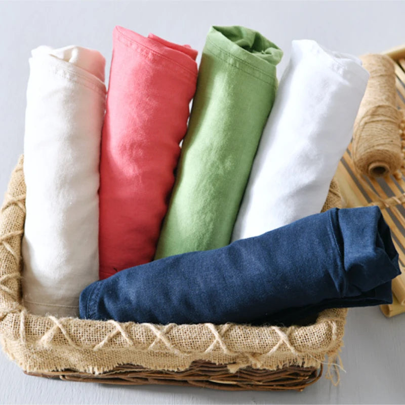 Men’s 100% Linen Shorts – Classic Beach Pants