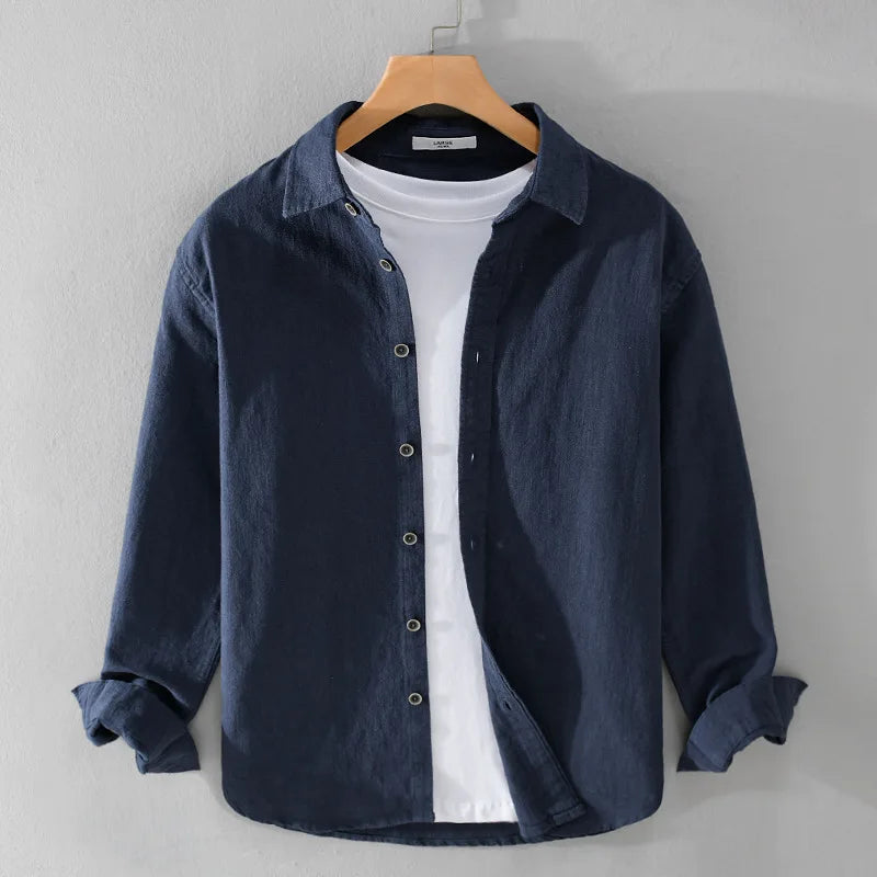 100% Linen Dress Shirt – Casual Luxury for the Modern Gentleman