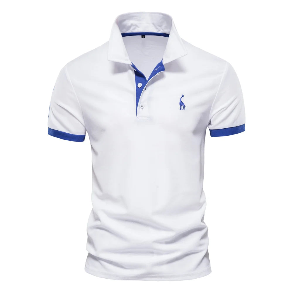 Embroidery Cotton Polo Shirts New Summer Fashion