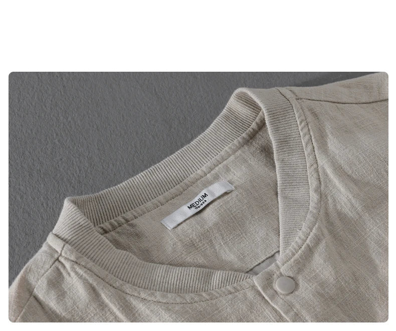 Giacca da uomo in lino 100% - Stile casual leggero