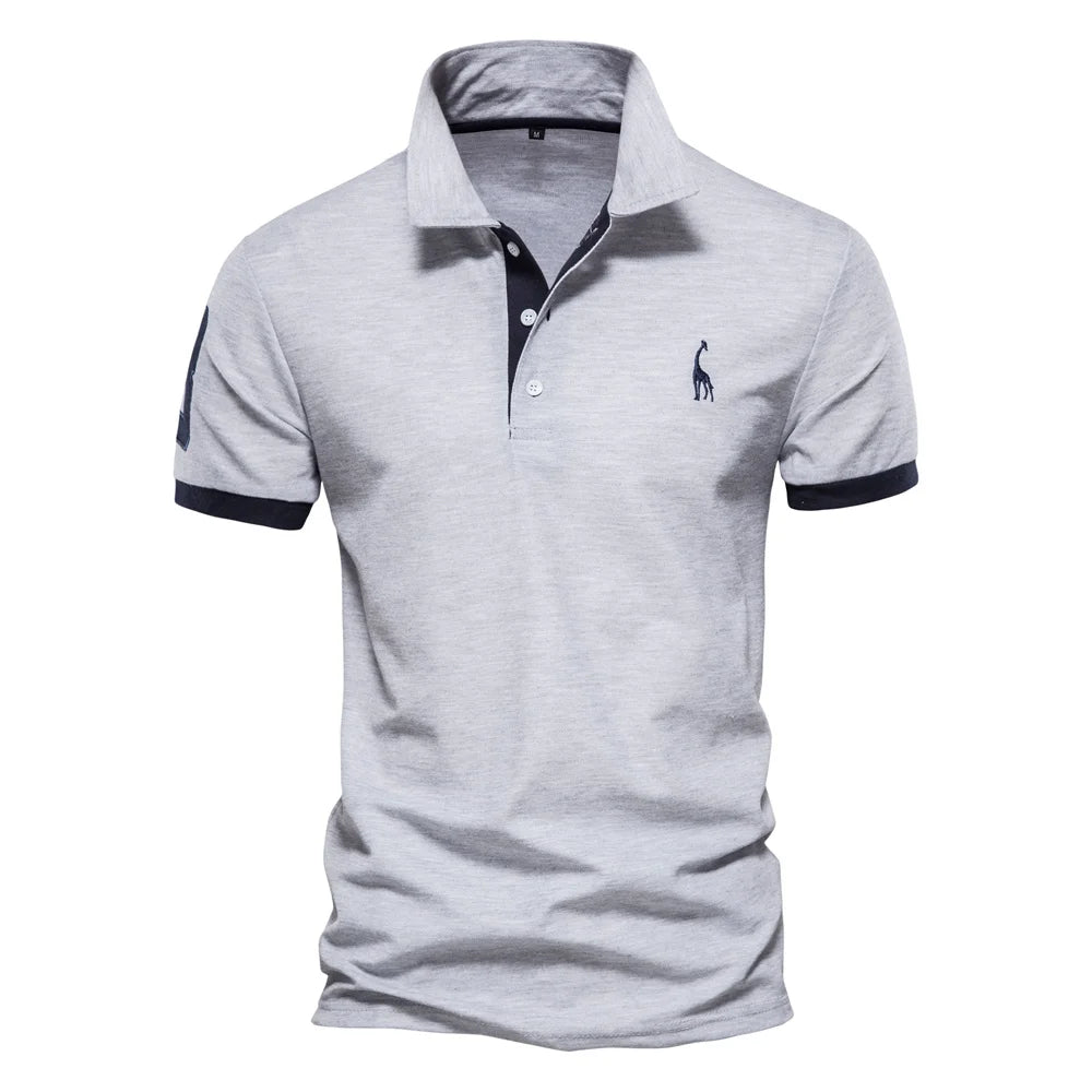 Embroidery Cotton Polo Shirts New Summer Fashion