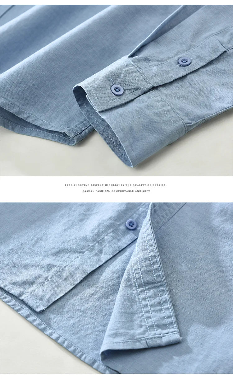100% Linen Casual Shirt – Understated Luxury for the Modern Gentleman