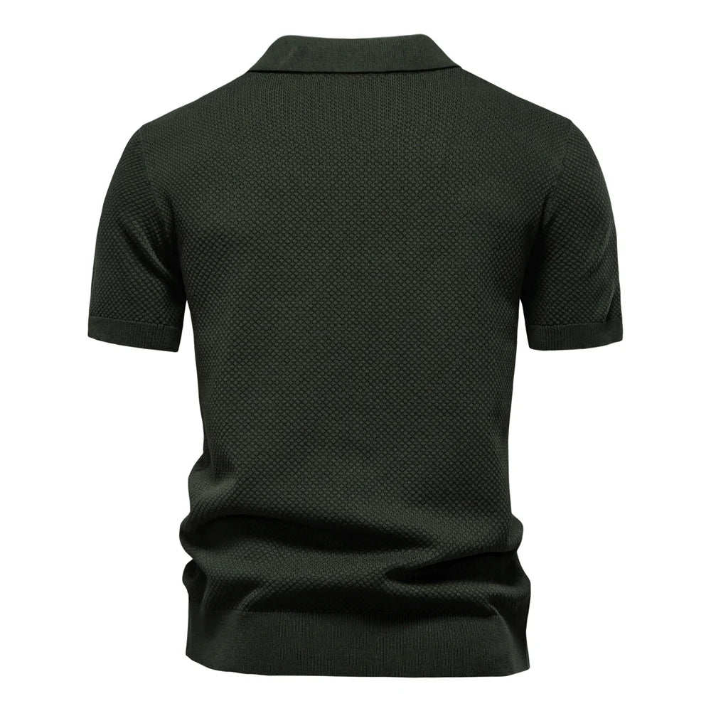 Men's Summer  Polo Shirt Lightweight Stretch
