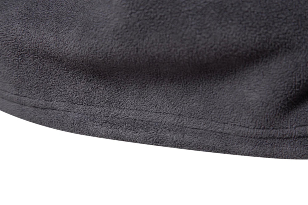 Men’s Fleece Zip Pullover Jacket – Thick Warm Soft Shell, Premium Winter Wear