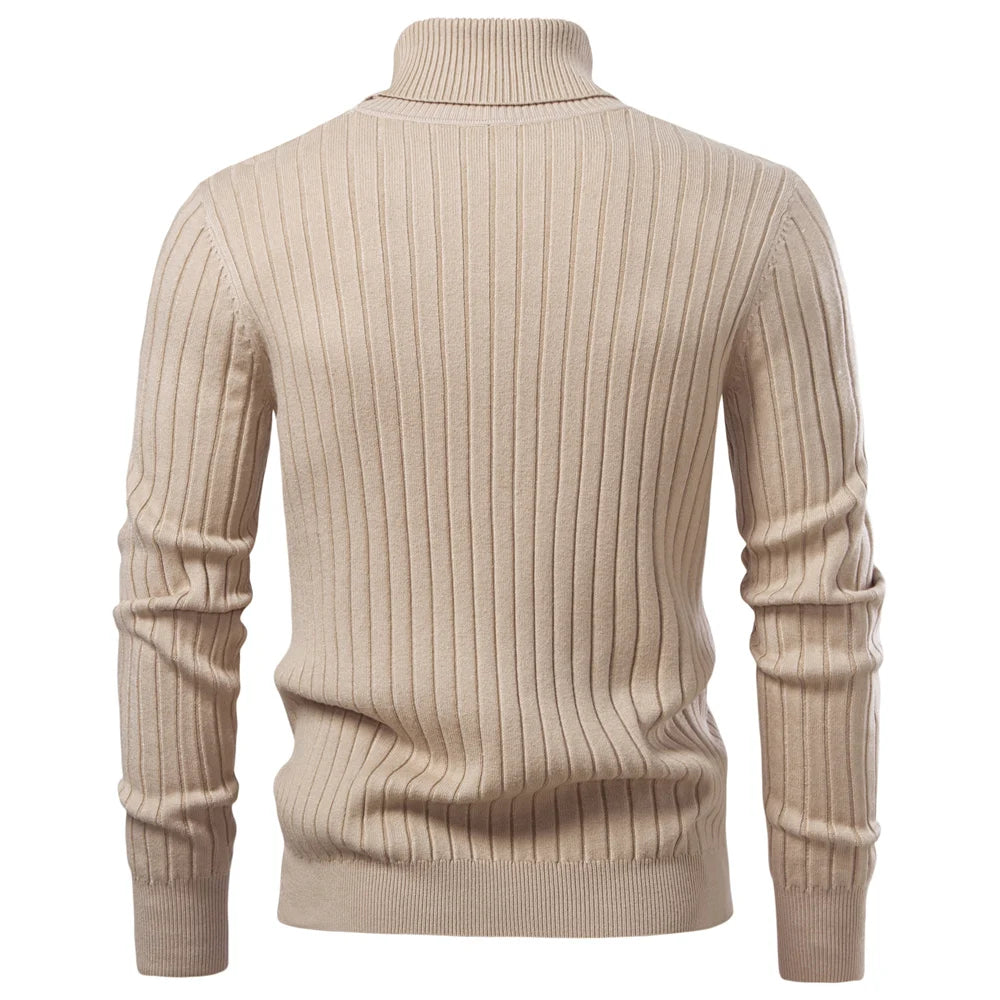 Men's Turtleneck Sweater High Quality Sweater