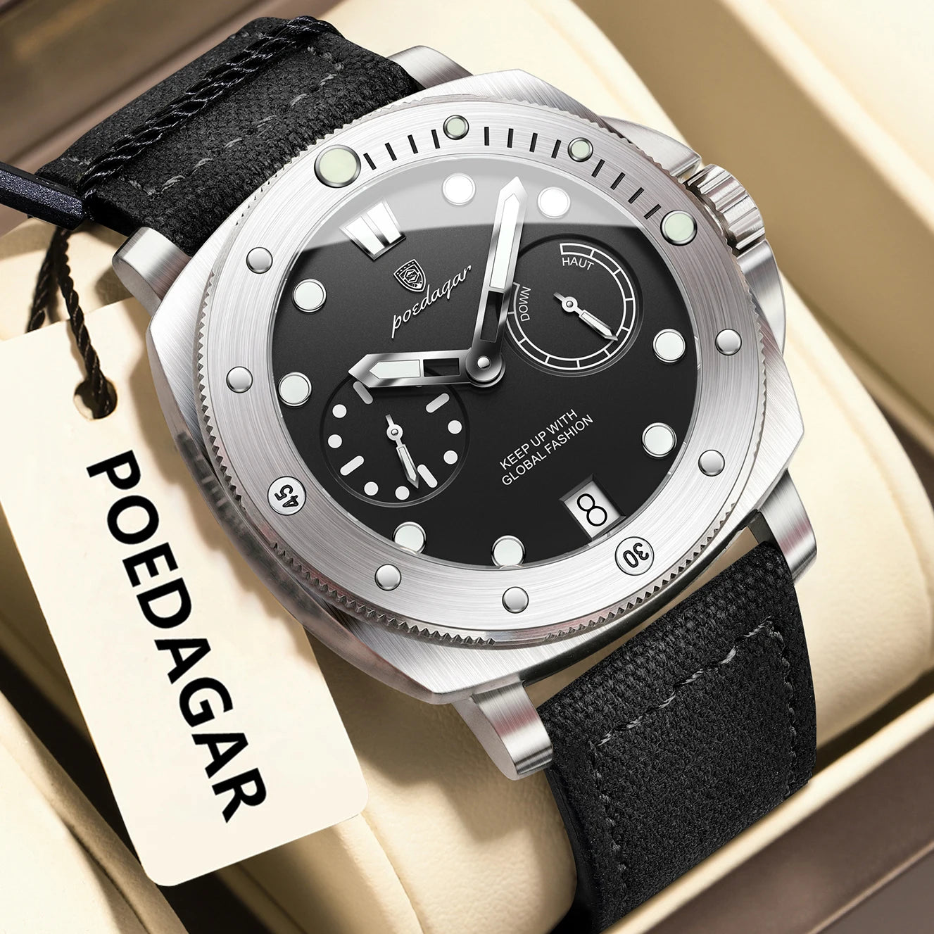 Luxury wristwatch - waterproof