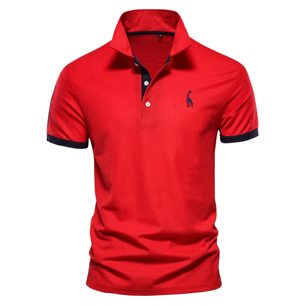 Embroidery Cotton Polo Shirts New Summer Fashion