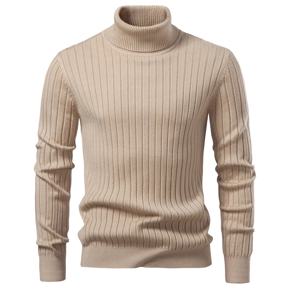 Men's Turtleneck Sweater High Quality Sweater