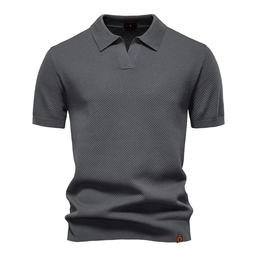 Men's Summer  Polo Shirt Lightweight Stretch