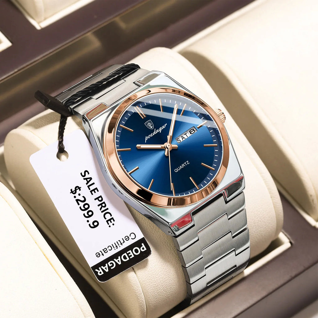 Luxury Quartz Man Wristwatch Sport Men Watches Waterproof Reloj+box