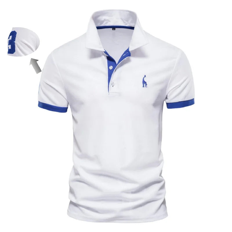 Embroidery Cotton Polo Shirts New Summer Fashion