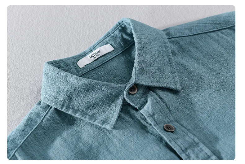 100% Linen Dress Shirt – Casual Luxury for the Modern Gentleman