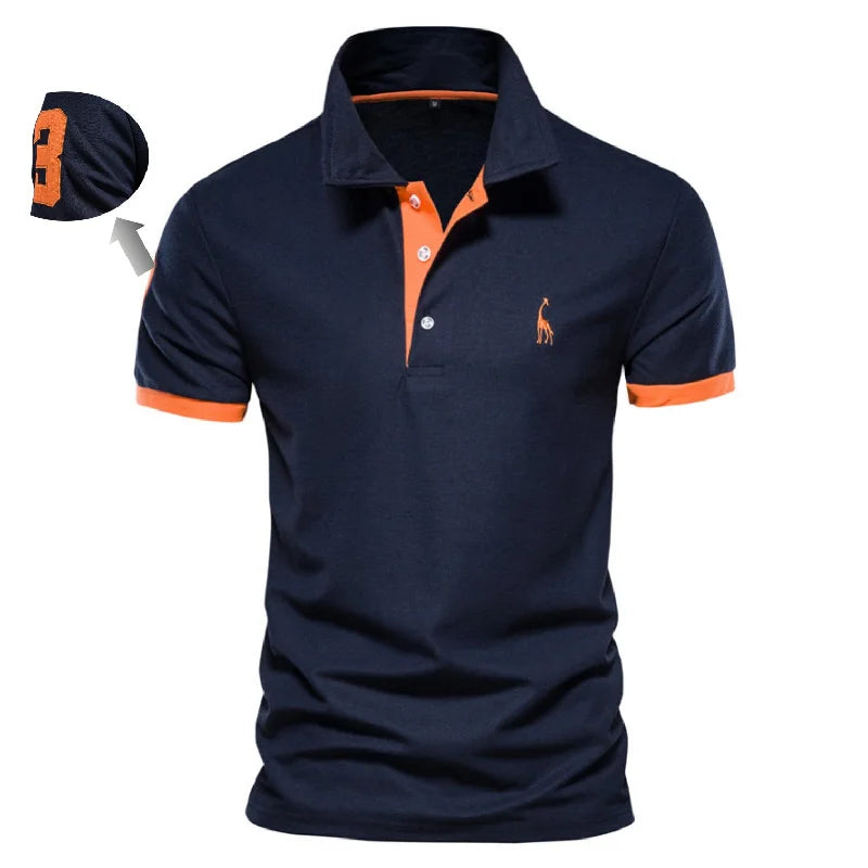 Embroidery Cotton Polo Shirts New Summer Fashion
