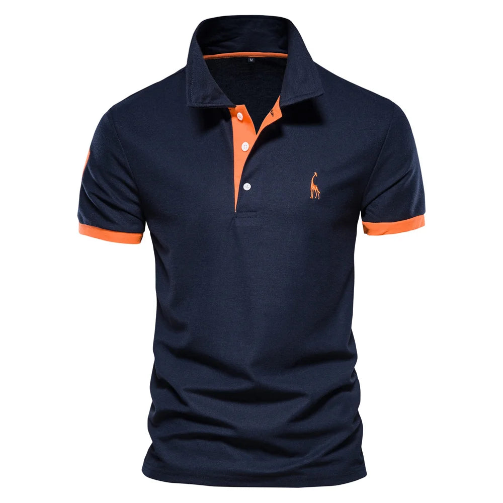 Embroidery Cotton Polo Shirts New Summer Fashion
