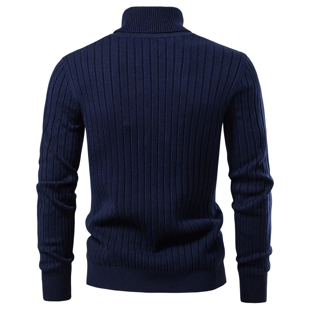 Men's Turtleneck Sweater High Quality Sweater