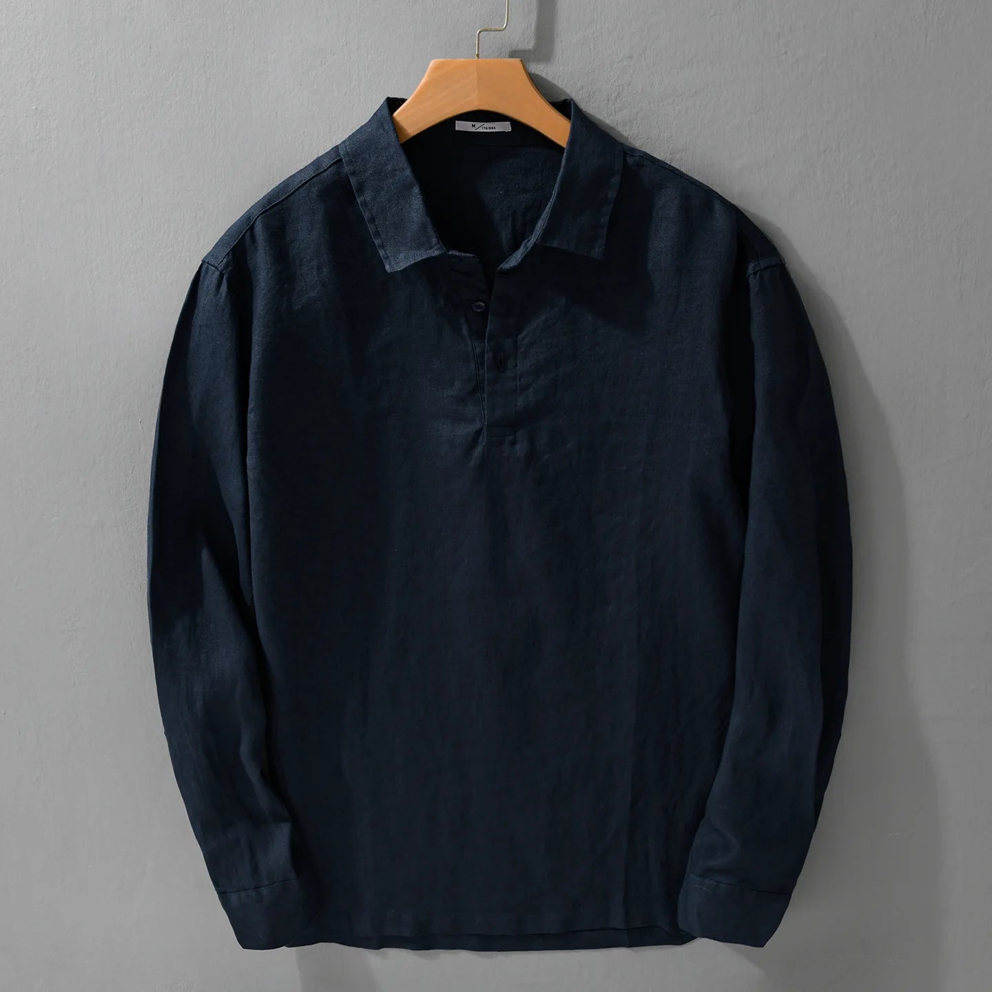 100% Linen Long-Sleeve Shirt – Refined Simplicity