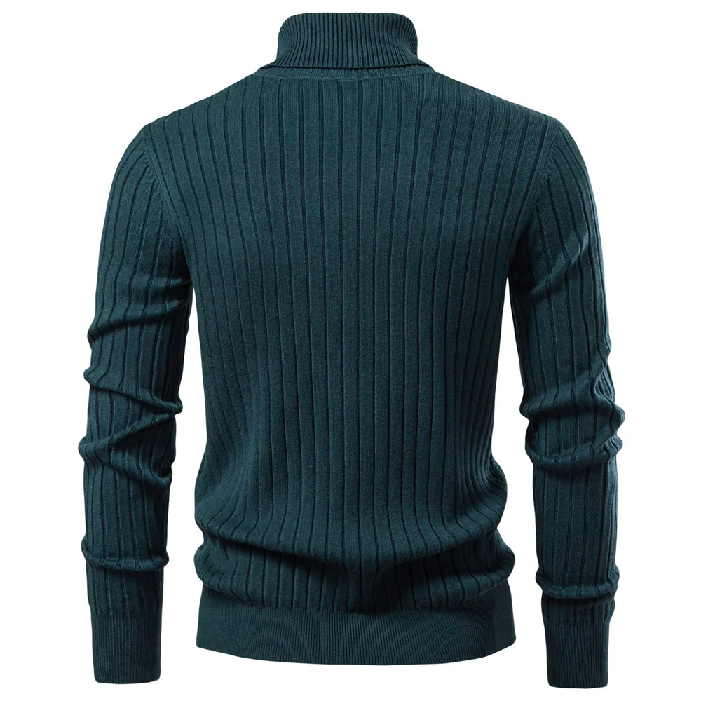 Men's Turtleneck Sweater High Quality Sweater