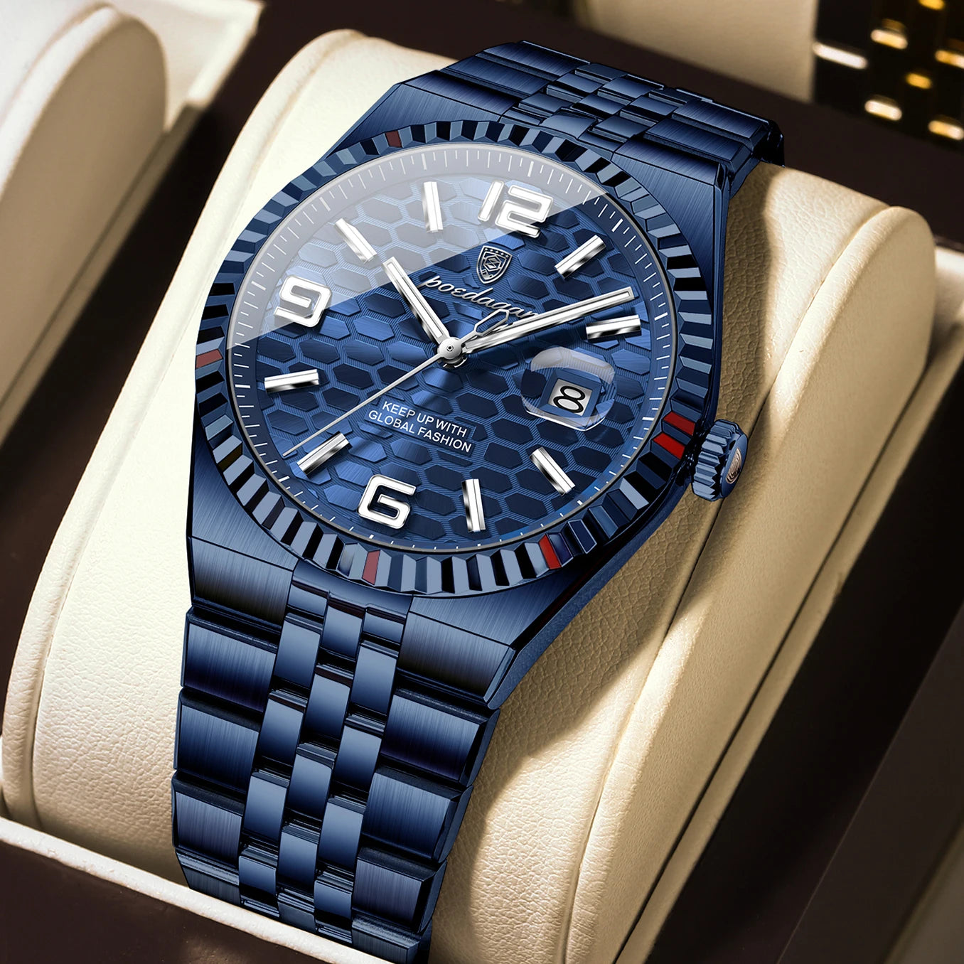 Luxury Men Watch Stainless - Steel Quartz Men's Waterproof