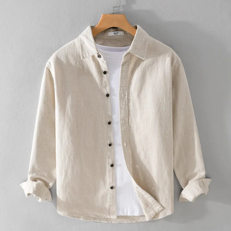 100% Linen Dress Shirt – Casual Luxury for the Modern Gentleman