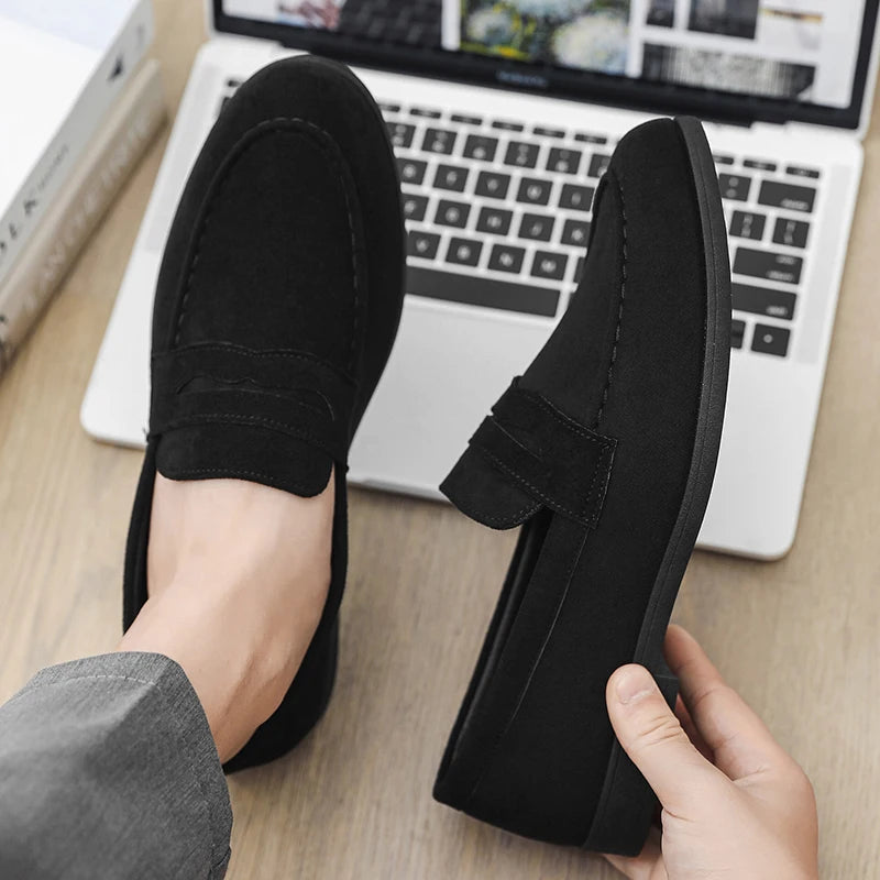 Classics Suede Slip-On Loafers Preppy