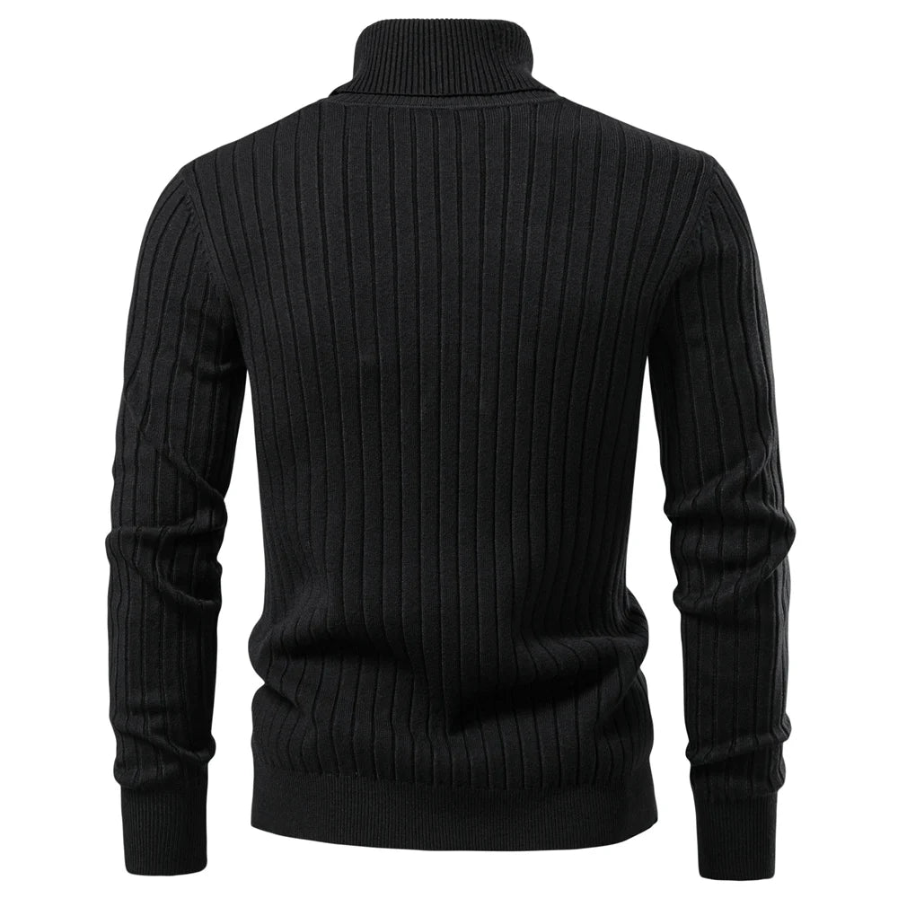 Men's Turtleneck Sweater High Quality Sweater