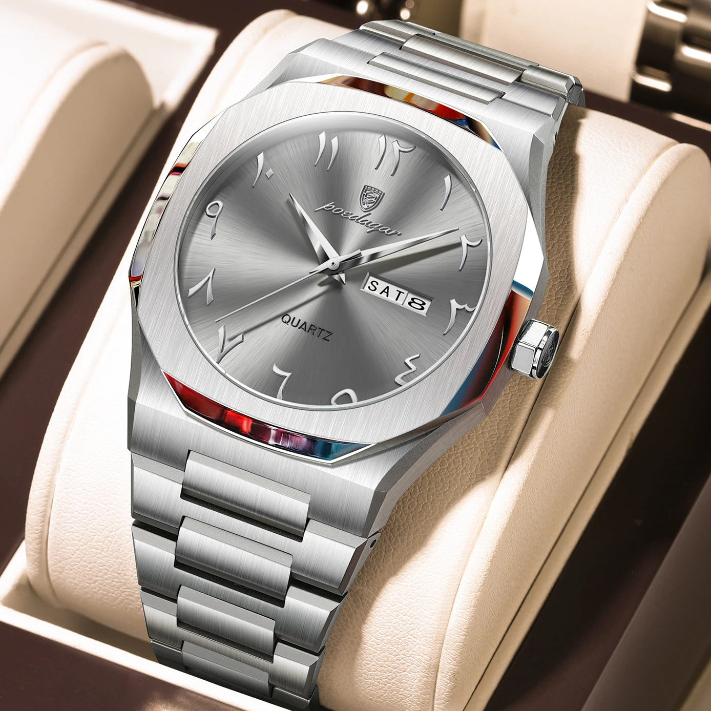 Luxury Watch For Men Waterproof Calendar Wristwatch Quartz