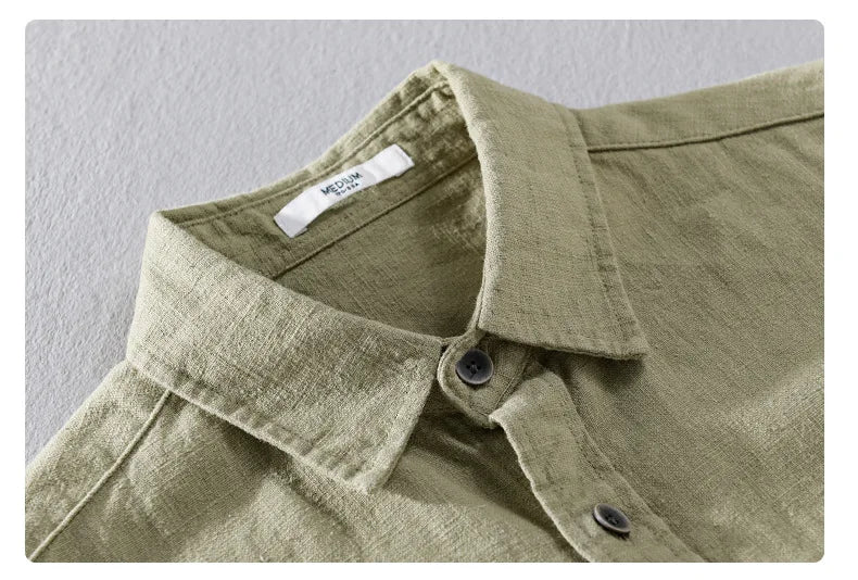 100% Linen Dress Shirt – Casual Luxury for the Modern Gentleman