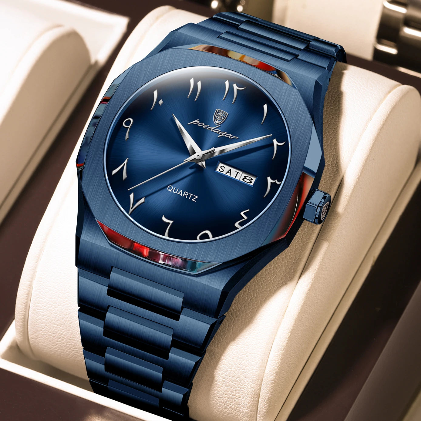 Luxury Watch For Men Waterproof Calendar Wristwatch Quartz
