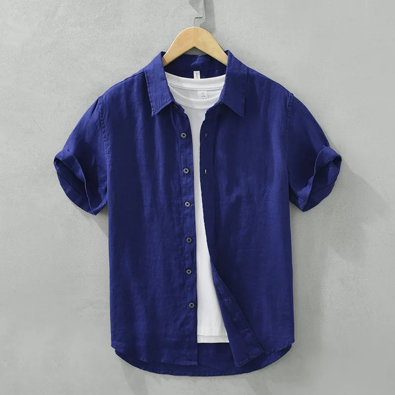 100% Linen Casual Shirt– Effortless Old Money Style