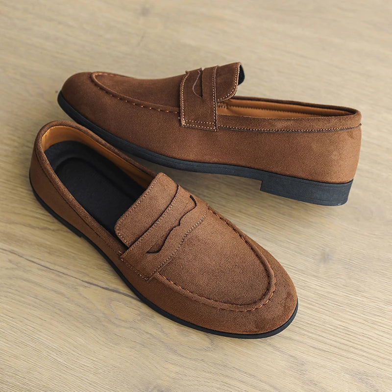 Classics Suede Slip-On Loafers Preppy