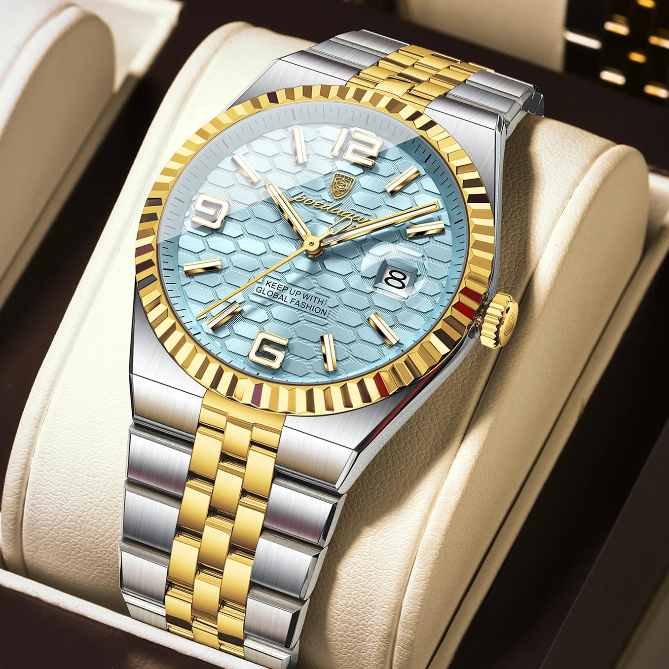 Luxury Men Watch Stainless - Steel Quartz Men's Waterproof