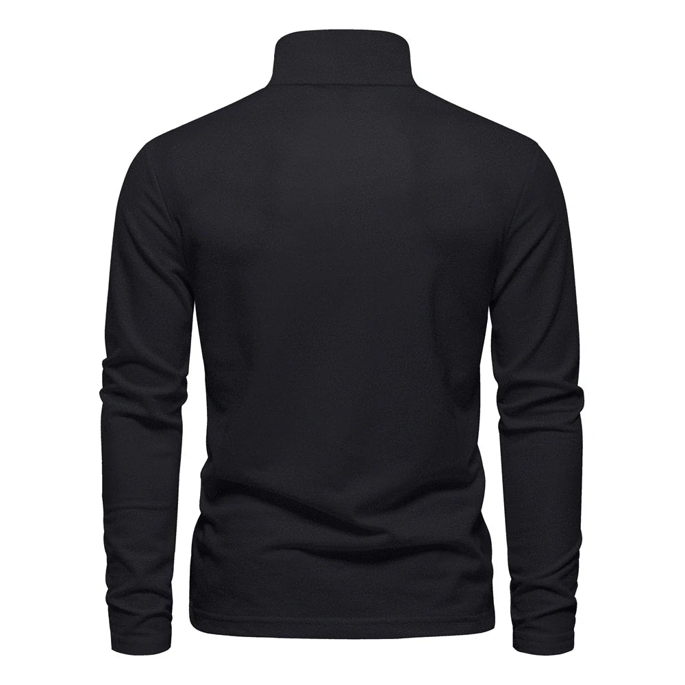 New Men's Embroidery Polo Long Sleeve Social
