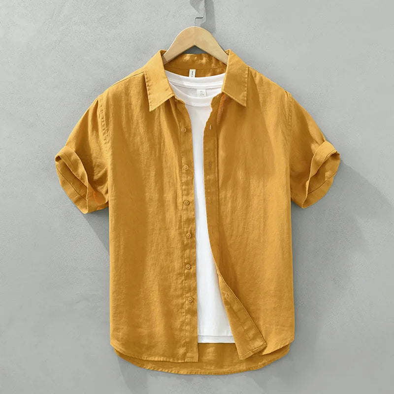 100% Linen Casual Shirt– Effortless Old Money Style