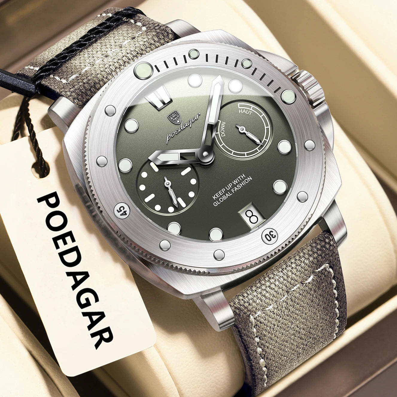Luxury wristwatch - waterproof