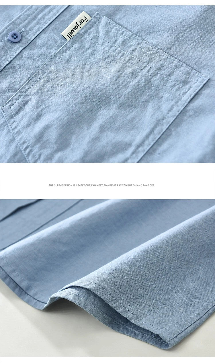 100% Linen Casual Shirt – Understated Luxury for the Modern Gentleman