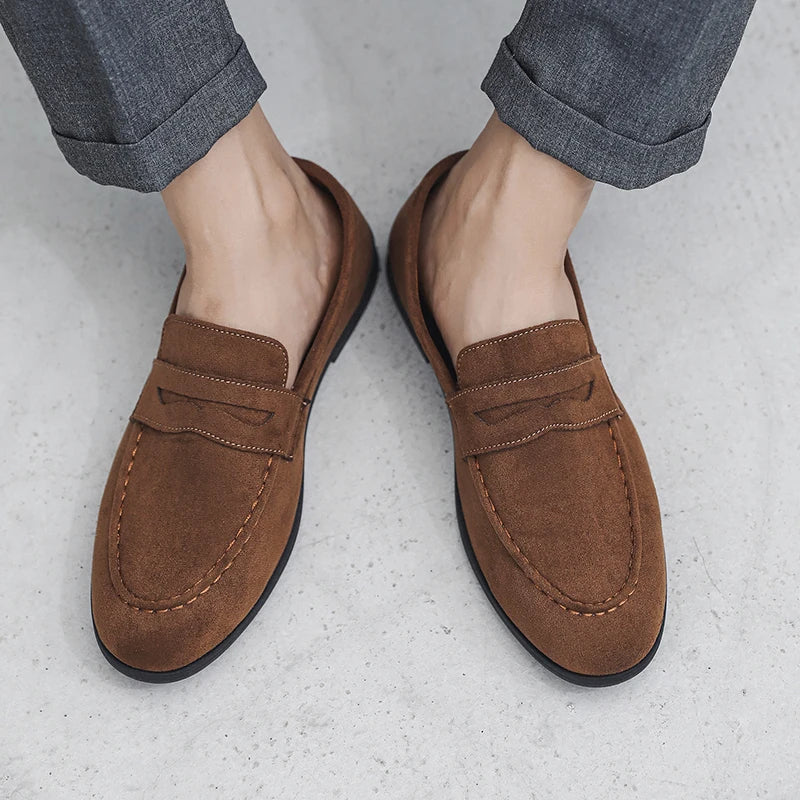 Classics Suede Slip-On Loafers Preppy