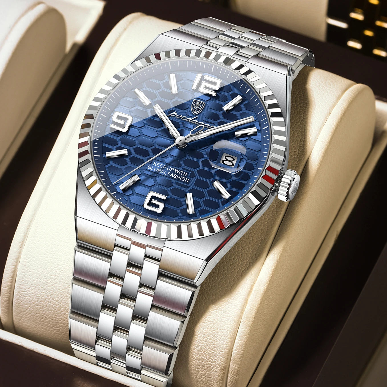 Luxury Men Watch Stainless - Steel Quartz Men's Waterproof