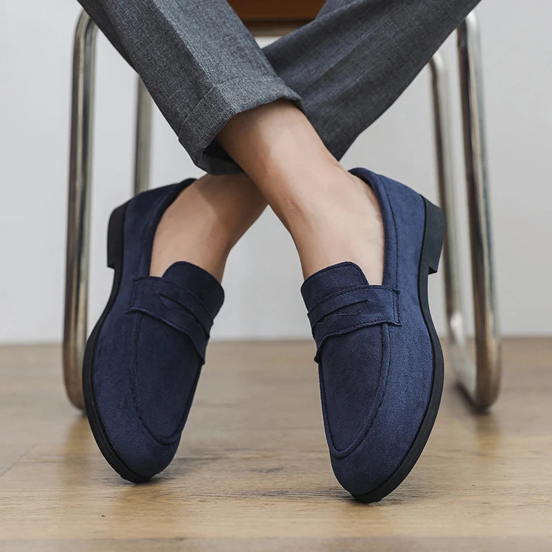 Classics Suede Slip-On Loafers Preppy